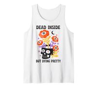 Dead Inside But Dying Pretty Halloween Boho Camiseta sin Mangas