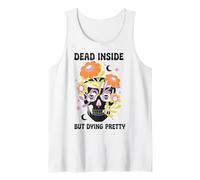 Dead Inside But Dying Pretty Halloween Boho Camiseta sin Mangas
