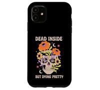 Dead Inside But Dying Pretty Halloween Boho Carcasa para iPhone 11