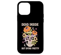 Dead Inside But Dying Pretty Halloween Boho Carcasa para iPhone 12 Mini