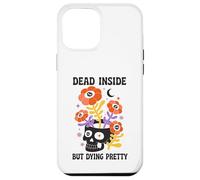 Dead Inside But Dying Pretty Halloween Boho Carcasa para iPhone 12 Pro MAX