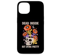 Dead Inside But Dying Pretty Halloween Boho Carcasa para iPhone 13