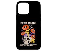 Dead Inside But Dying Pretty Halloween Boho Carcasa para iPhone 13 Pro MAX