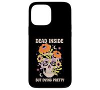 Dead Inside But Dying Pretty Halloween Boho Carcasa para iPhone 13 Pro MAX