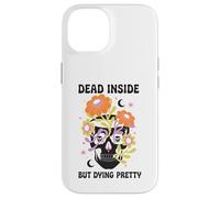Dead Inside But Dying Pretty Halloween Boho Carcasa para iPhone 14