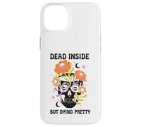 Dead Inside But Dying Pretty Halloween Boho Carcasa para iPhone 14 Plus