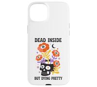 Dead Inside But Dying Pretty Halloween Boho Carcasa para iPhone 15 Plus