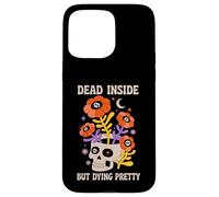 Dead Inside But Dying Pretty Halloween Boho Carcasa para iPhone 15 Pro MAX