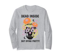 Dead Inside But Dying Pretty Halloween Boho Manga Larga