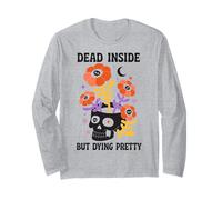 Dead Inside But Dying Pretty Halloween Boho Manga Larga