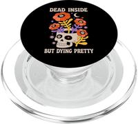 Dead Inside But Dying Pretty Halloween Boho PopSockets PopGrip para MagSafe