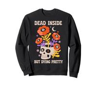 Dead Inside But Dying Pretty Halloween Boho Sudadera