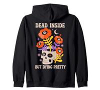 Dead Inside But Dying Pretty Halloween Boho Sudadera con Capucha