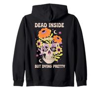 Dead Inside But Dying Pretty Halloween Boho Sudadera con Capucha