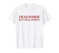 Dead Inside But Still Horny Shirt Y2K Aesthetic EMO Goth Camiseta