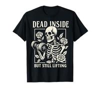 Dead Inside But Still Lifting Levantamiento De Pesas Camiseta