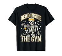 Dead Inside But Still Made It To The Gym Culturista Camiseta