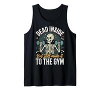 Dead Inside But Still Made It To The Gym Culturista Camiseta sin Mangas