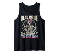 Dead Inside But Still Made It To The Gym Culturista Camiseta sin Mangas
