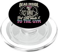 Dead Inside But Still Made It To The Gym Culturista PopSockets PopGrip para MagSafe
