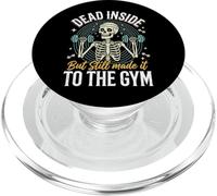 Dead Inside But Still Made It To The Gym Culturista PopSockets PopGrip para MagSafe