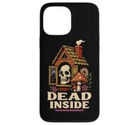 Dead Inside Cabina gótica de Hongos con Calavera Cottagecore Carcasa para iPhone 13 Pro MAX