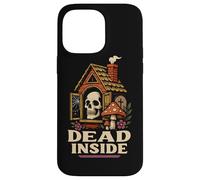 Dead Inside Cabina gótica de Hongos con Calavera Cottagecore Carcasa para iPhone 14 Pro MAX