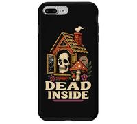 Dead Inside Cabina gótica de Hongos con Calavera Cottagecore Carcasa para iPhone 7 Plus/8 Plus