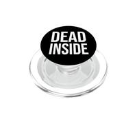 Dead Inside Coffee Mom Funny I'm Dead Inside But Caffeinated PopSockets PopGrip para MagSafe