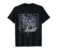 Dead Inside with Pastel Floral Camiseta