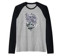Dead Inside with Pastel Floral Camiseta Manga Raglan