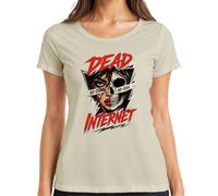 Dead Internet No Signal No Soul Japan Y2K - Camiseta para mujer, naturaleza, 3XL