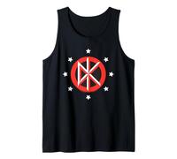 Dead Kennedys Classic DK Logo with Stars Vintage Punk Band Camiseta sin Mangas