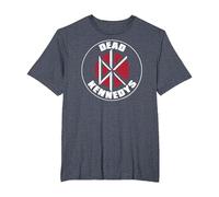 Dead Kennedys DK Brick Wall Logo Vintage Punk Band Camiseta, Hombre Tallas Grandes, Azul Jaspeado, 4X Alto