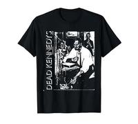 Dead Kennedys Front and Back Too Drunk Vintage Punk Band Camiseta, Hombre, Negro, 5XL
