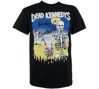 Dead Kennedys Mens Holiday in Cambodia Skeleton T-Tshirts Camisetas y Tops(XX-Large)