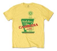 Dead Kennedys - T-Shirt # Xl Unisex Yellow # Holiday in Cambodia