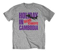 Dead Kennedys - T-Shirt # Xxl Unisex Grey # Holiday Plane