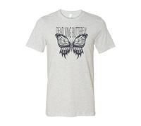 Dead King Butterfly T-Tshirts Camisetas y Tops(X-Large)