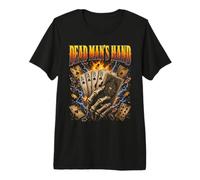 Dead Mans Hand Poker Ases and Eights Camiseta Premium