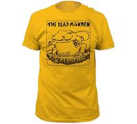 Dead Milkmen Big Lizard Fitted Jersey tee(X-Large)