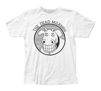 Dead Milkmen Cow Logo T Tshirts Camisetas y Tops Mens Rock N Roll Music Band tee New White(Medium)