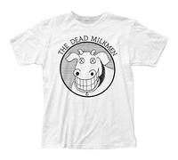 Dead Milkmen Cow Logo T Tshirts Camisetas y Tops Mens Rock N Roll Music Band tee New White White(Large)