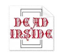 Dead Red Box Ocultar Art Deco regalo de moda paño de limpieza de pantalla de teléfono limpiador de gafas 5 unids