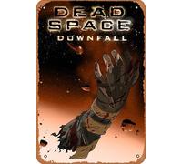 Dead Space: Downfall 2008 - Letrero de estaño de 20 x 30 cm, letrero de metal de estaño para garaje, bar, cine, sala de estar, dormitorio, placa decorativa de metal retro