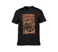 Dead Space Fan Art Comic Cover Unisex 100% Cotton Short-Sleeve T-Shirts Black M