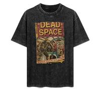Dead Space Fan Art Comic Cover Unisex Printed T-Shirt Mens Black tee Shirt XL