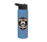 Dead Tired Football Club Fútbol Halloween Stainless Steel Insulated Water Bottle