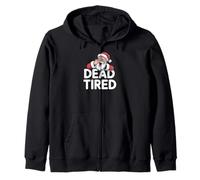 Dead Tired Santa is Sleepy Funny Christmas Costume Sudadera con Capucha