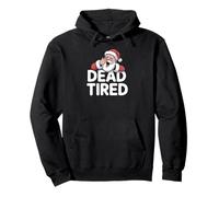 Dead Tired Santa is Sleepy Funny Christmas Costume Sudadera con Capucha
